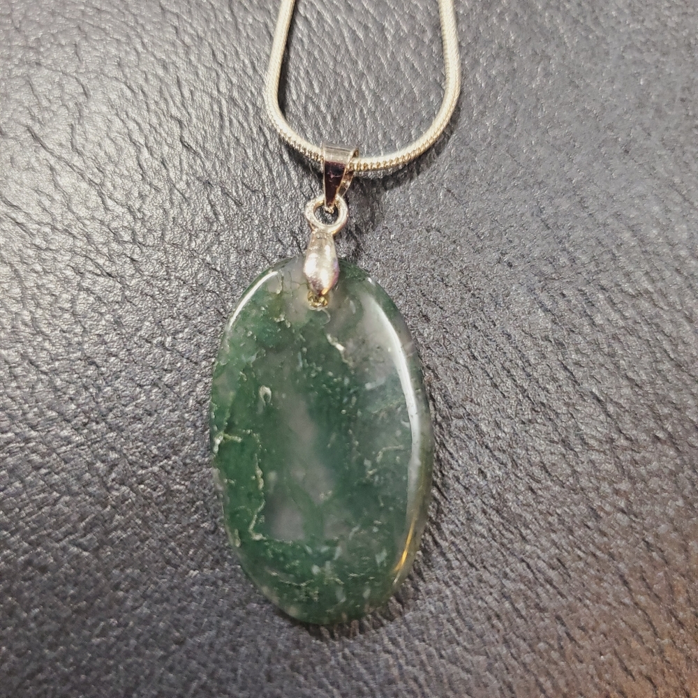 Moss Agate Pendant